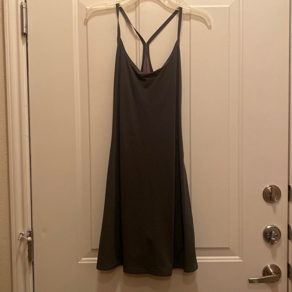 outdoor voices green exercise dress